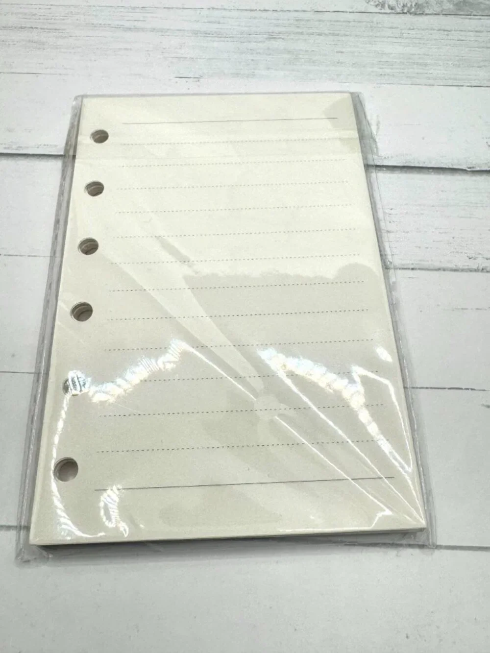 A7 Planner Refill Line Paper 6 Hole Binder Inserts 4 Pack for Planner Organizer